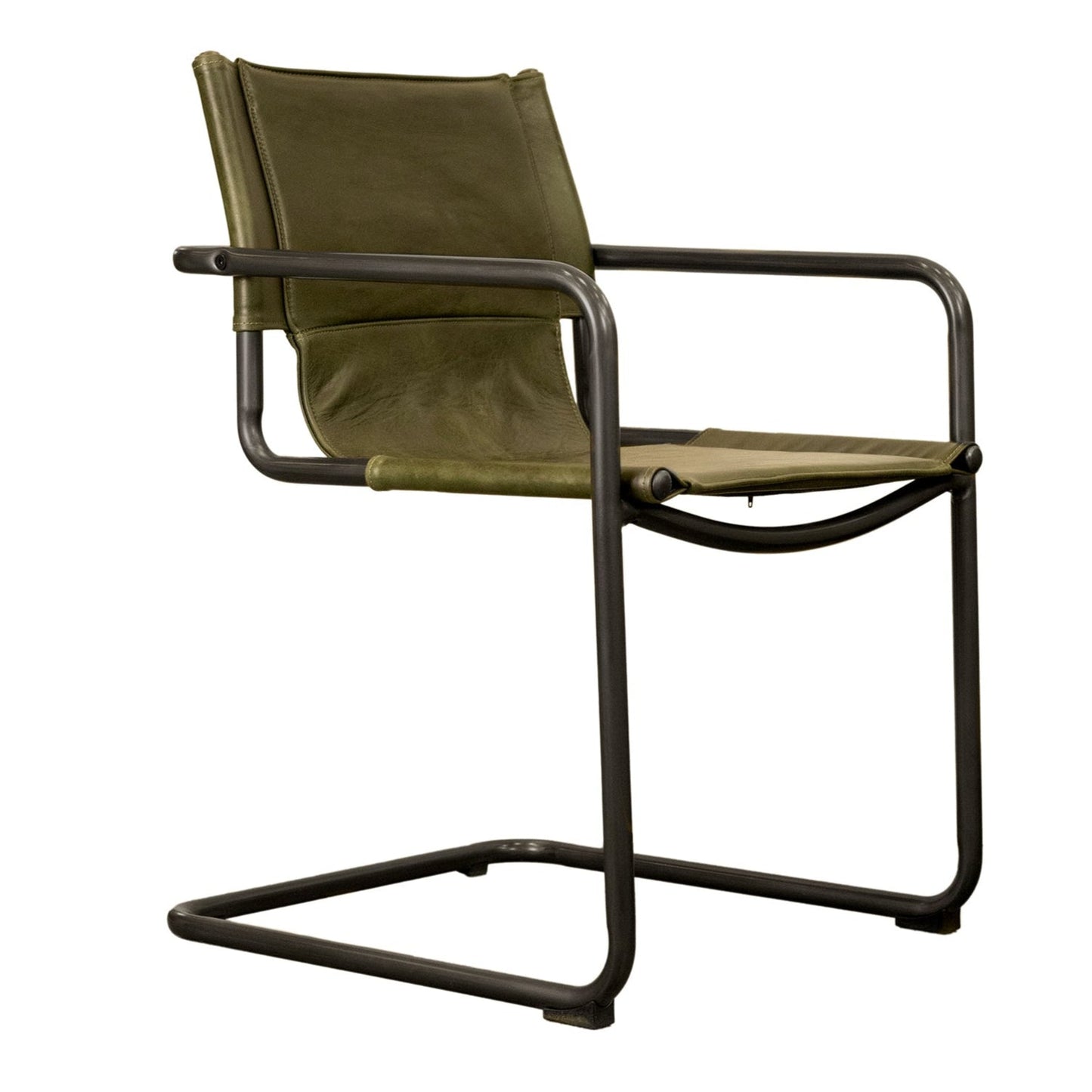 Billy Genuine Leather Dining Arm Chair