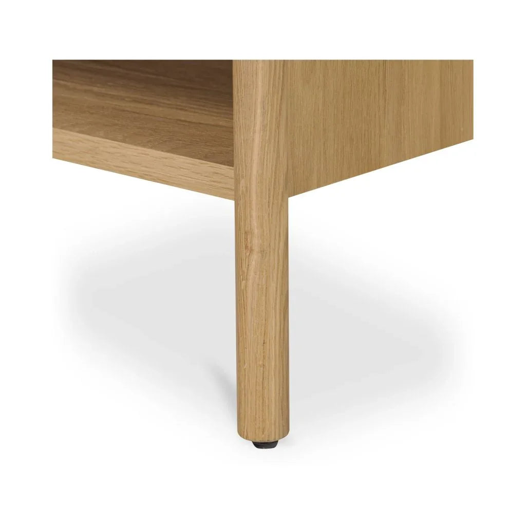 Billy Natural Oak Design Nightstand - LOOMLAN - Moe's Home - Nightstands