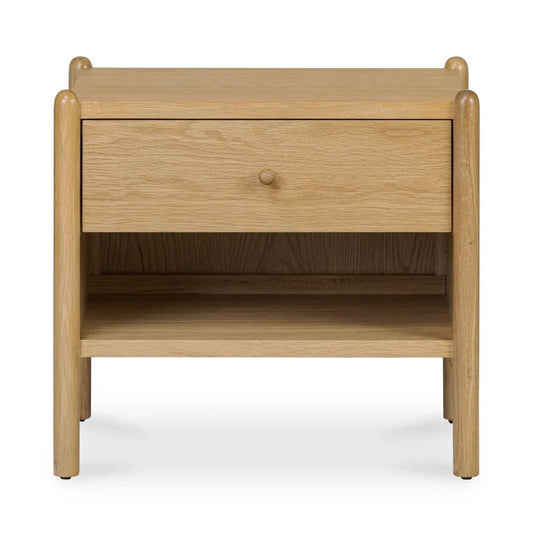 Billy Natural Oak Design Nightstand - LOOMLAN - Moe's Home - Nightstands