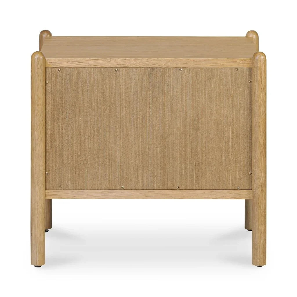 Billy Natural Oak Design Nightstand - LOOMLAN - Moe's Home - Nightstands