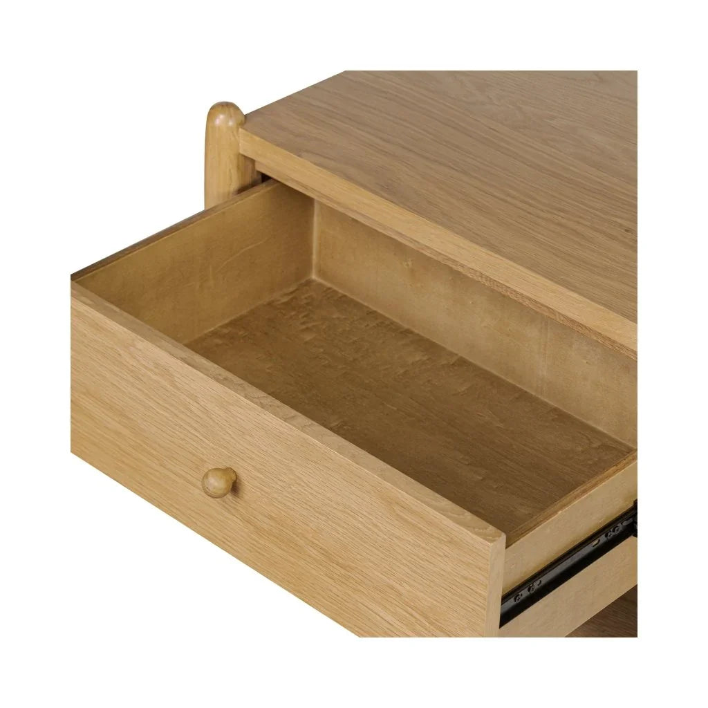 Billy Natural Oak Design Nightstand - LOOMLAN - Moe's Home - Nightstands
