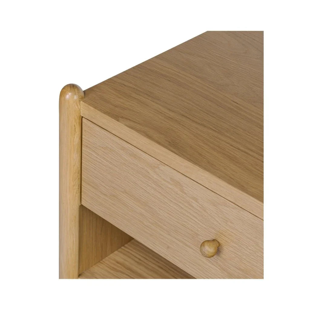 Billy Natural Oak Design Nightstand - LOOMLAN - Moe's Home - Nightstands