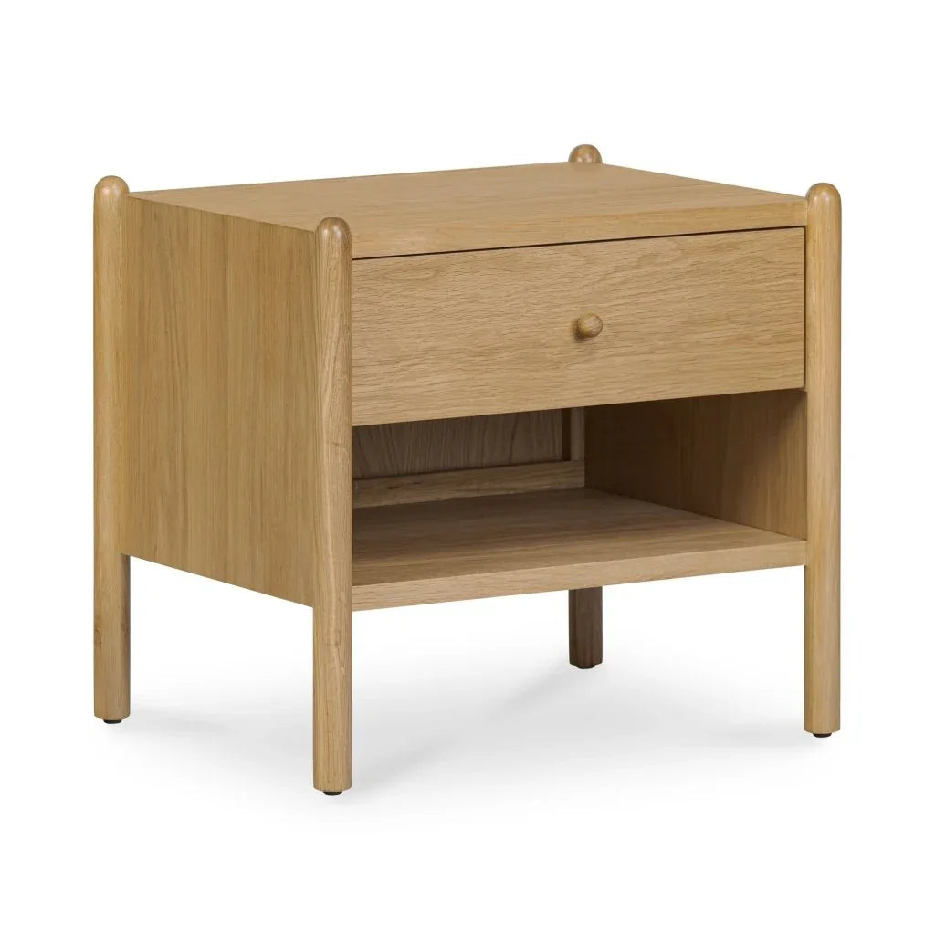 Billy Natural Oak Design Nightstand - LOOMLAN - Moe's Home - Nightstands