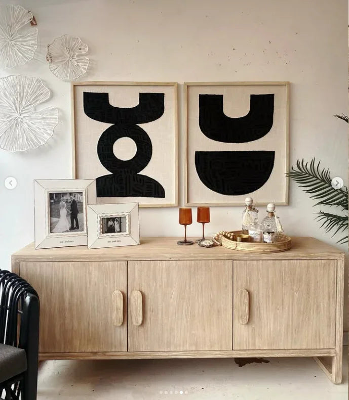 Bima Natural Wooden Sideboard