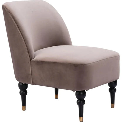 Bintulu Accent Chair Taupe - LOOMLAN - Zuo Modern - Accent Chairs