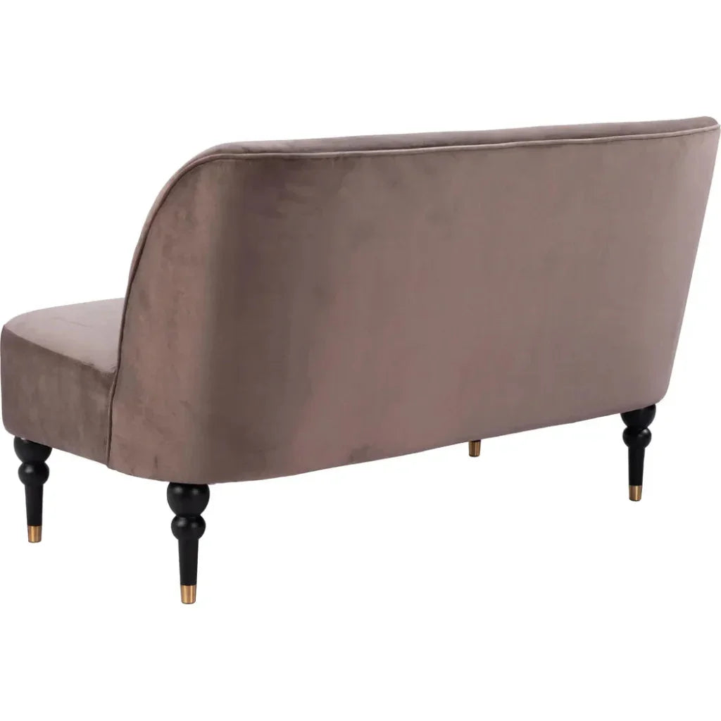 Bintulu Loveseat Taupe - LOOMLAN - Zuo Modern - Sofas & Loveseats