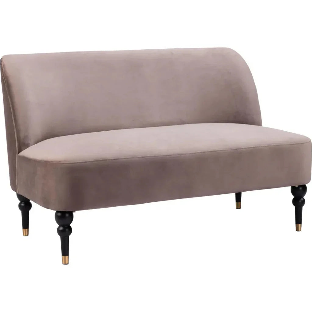 Bintulu Loveseat Taupe - LOOMLAN - Zuo Modern - Sofas & Loveseats