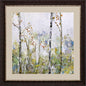 Birch Forest Green Framed Wall Art