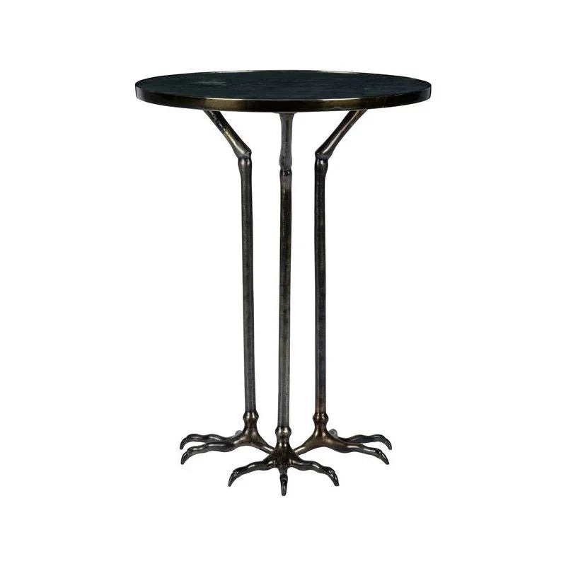 Bird Foot Leg Designed Round Side Table - LOOMLAN - Chelsea House - Side Tables