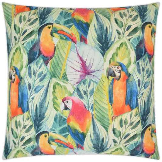 Birdy Multi Color Throw Pillow With Insert - LOOMLAN - D.V. Kap - Throw Pillows