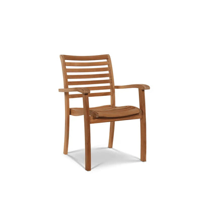 Birmingham Teak Patio Rectangular Dining Set 7PC-Outdoor Dining Sets-HiTeak-LOOMLAN