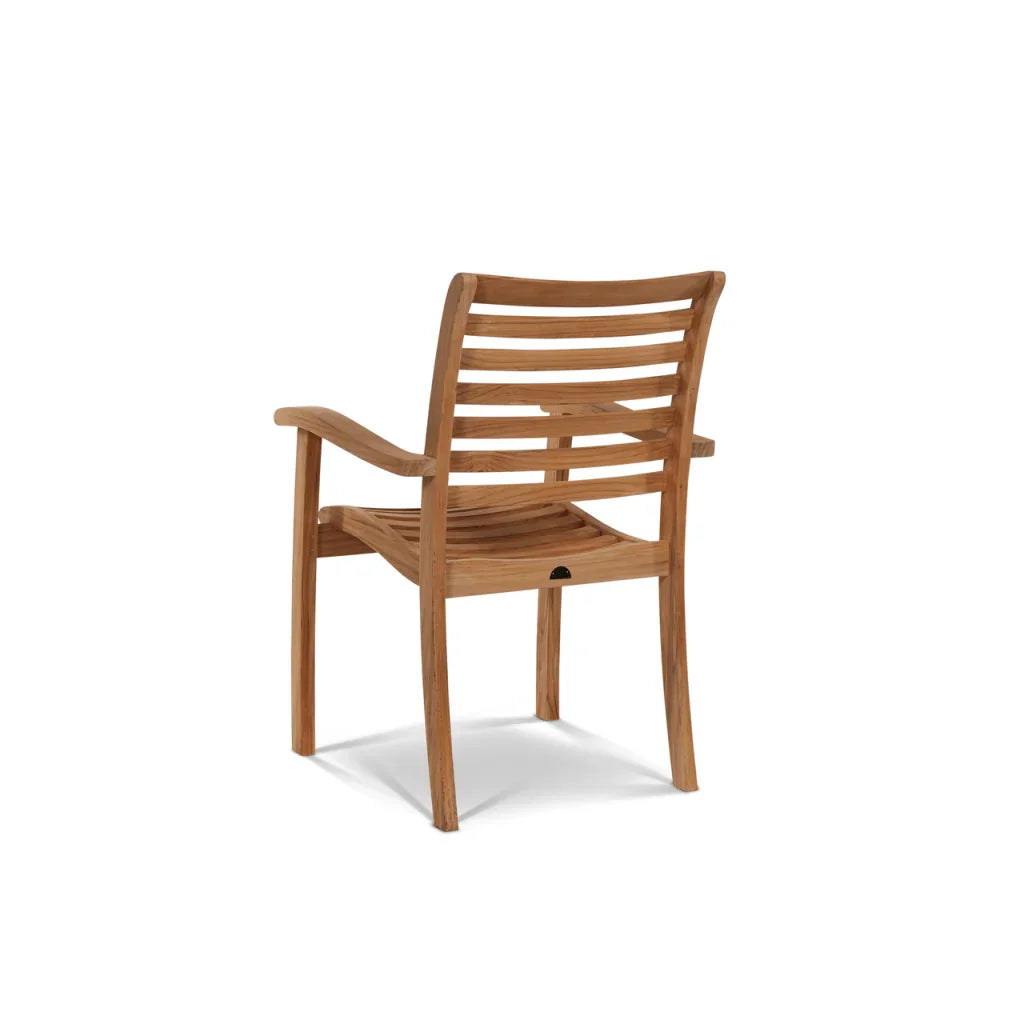 Birmingham Teak Patio Rectangular Dining Set 7PC-Outdoor Dining Sets-HiTeak-LOOMLAN