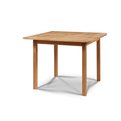 Birmingham Teak Patio Square Dining Set 5PC-Outdoor Dining Sets-HiTeak-LOOMLAN