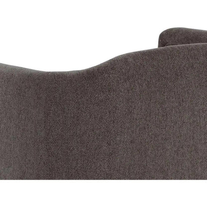 Birrit Fabric Swivel Armchair - LOOMLAN - SUNPAN - Club Chairs