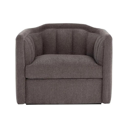 Birrit Fabric Swivel Armchair - LOOMLAN - SUNPAN - Club Chairs