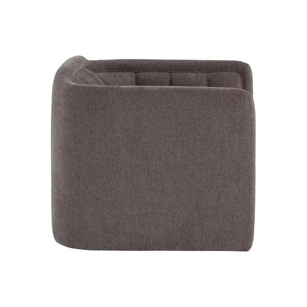 Birrit Fabric Swivel Armchair - LOOMLAN - SUNPAN - Club Chairs