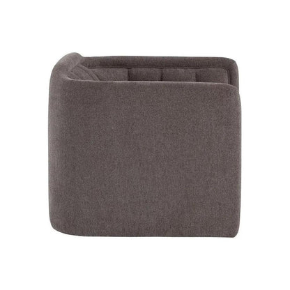 Birrit Fabric Swivel Armchair - LOOMLAN - SUNPAN - Club Chairs