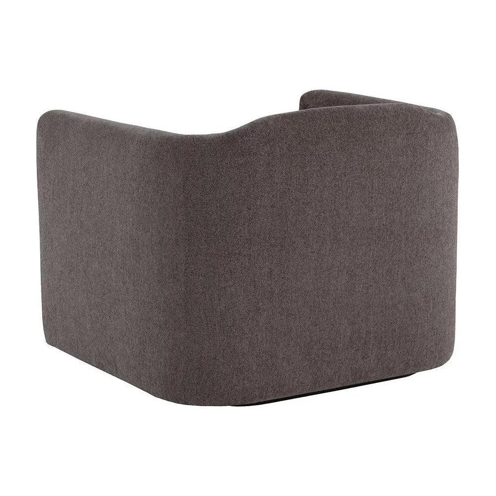 Birrit Fabric Swivel Armchair - LOOMLAN - SUNPAN - Club Chairs