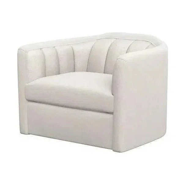 Birrit Fabric Swivel Armchair - LOOMLAN - SUNPAN - Club Chairs