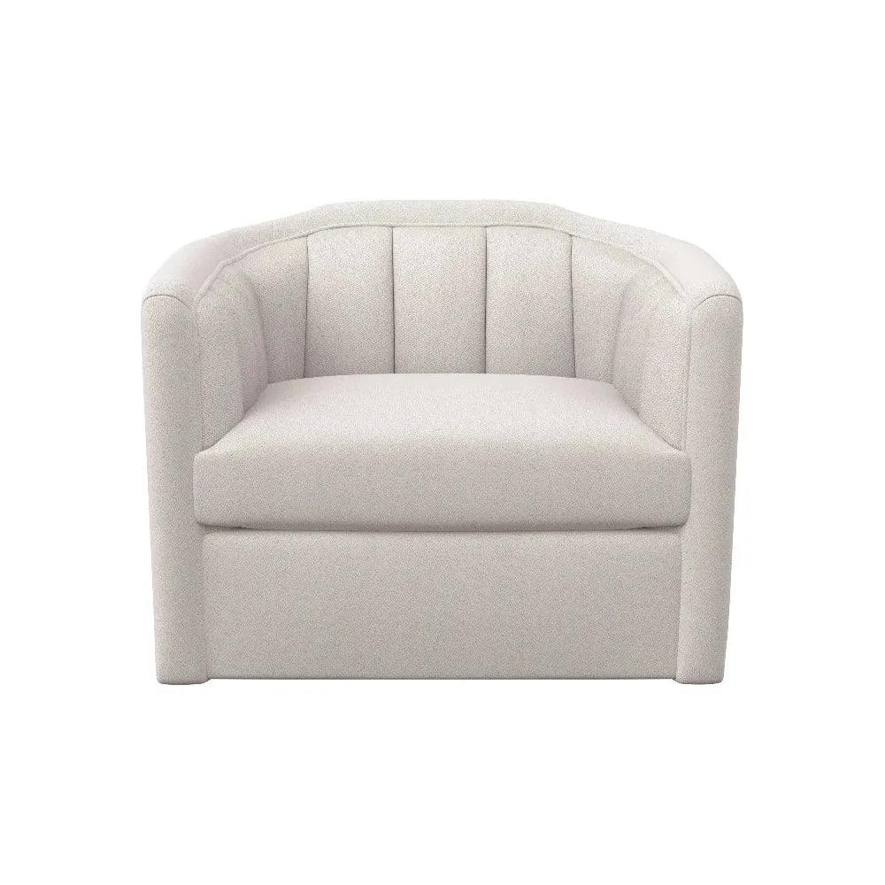 Birrit Fabric Swivel Armchair - LOOMLAN - SUNPAN - Club Chairs