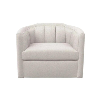 Birrit Fabric Swivel Armchair - LOOMLAN - SUNPAN - Club Chairs