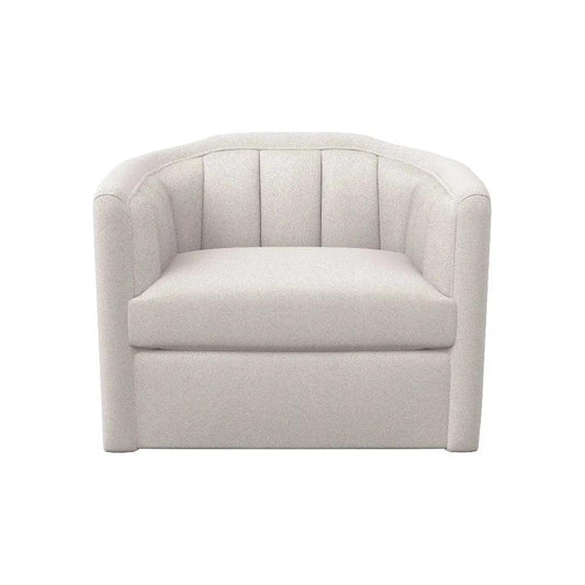 Birrit Fabric Swivel Armchair - LOOMLAN - SUNPAN - Club Chairs