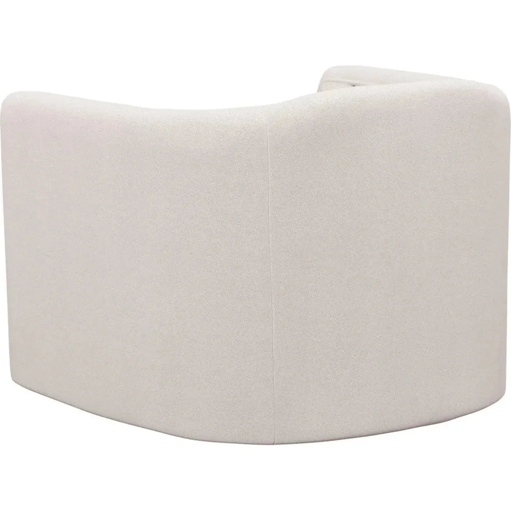 Birrit Fabric Swivel Armchair - LOOMLAN - SUNPAN - Club Chairs