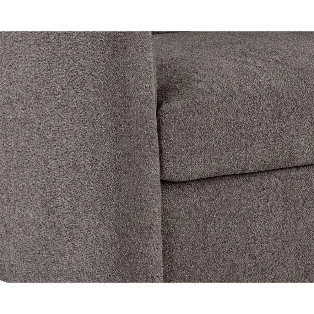 Birrit Fabric Swivel Armchair - LOOMLAN - SUNPAN - Club Chairs