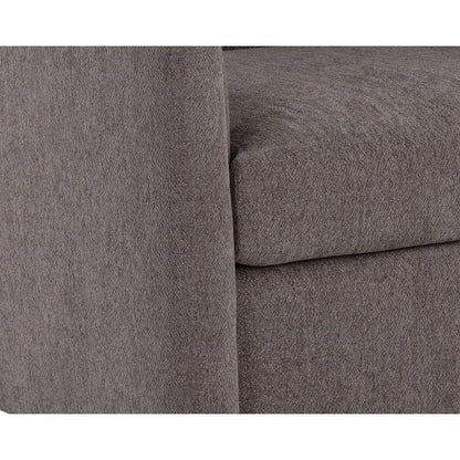 Birrit Fabric Swivel Armchair - LOOMLAN - SUNPAN - Club Chairs