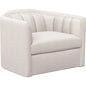 Birrit Fabric Swivel Armchair - LOOMLAN - SUNPAN - Club Chairs