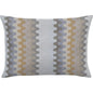 Biscotti Accordian Geo Outdoor Pillow-Outdoor Pillows-Earnest Collection-20"x13" Lumbar-LOOMLAN