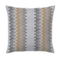 Biscotti Accordian Geo Outdoor Pillow-Outdoor Pillows-Earnest Collection-20" Square-LOOMLAN