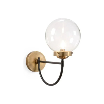 Bistro Two Toned Metal Wall Sconce - LOOMLAN - Wildwood - Wall Sconces