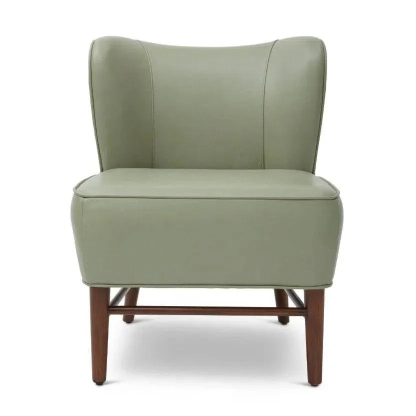 Bitsy Aniline Top Grain Leather Accent Chair - LOOMLAN - One For Victory - Accent Chairs