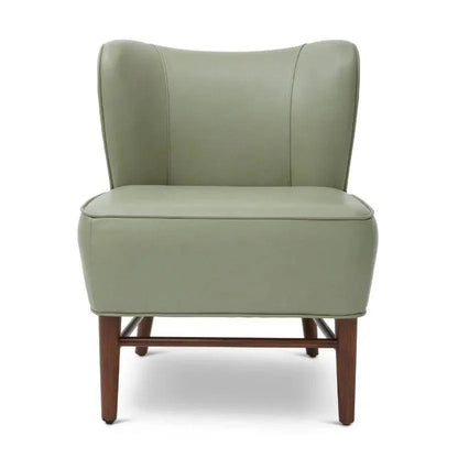Bitsy Aniline Top Grain Leather Accent Chair - LOOMLAN - One For Victory - Accent Chairs