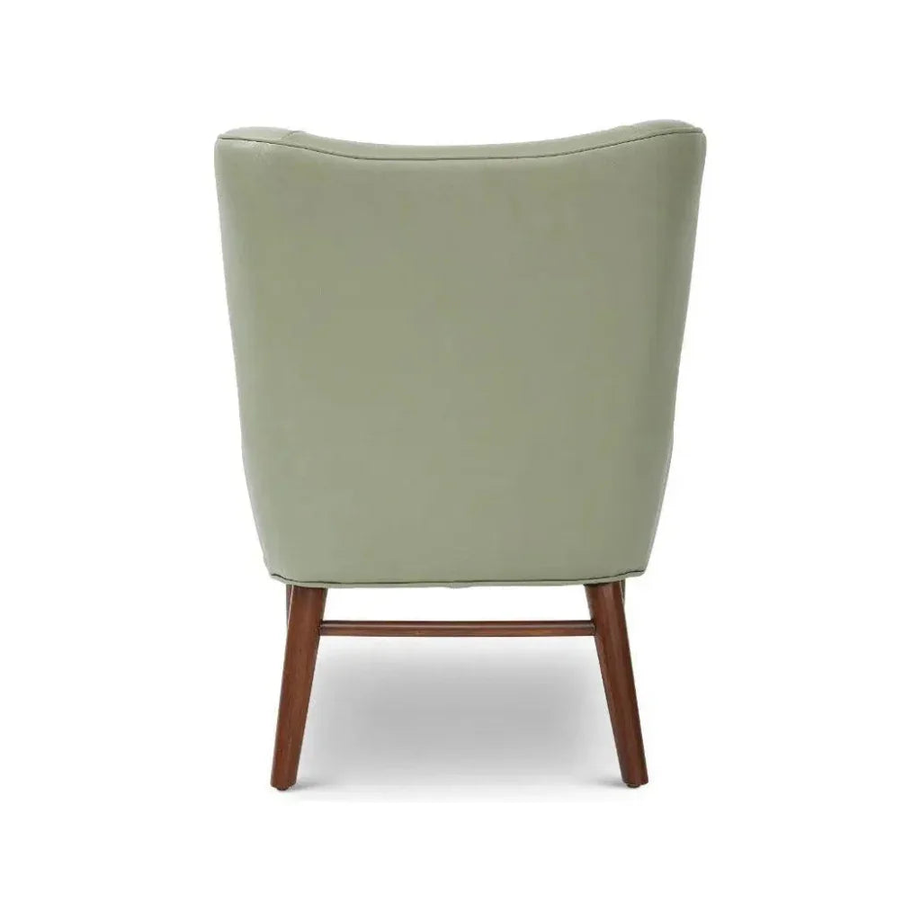 Bitsy Aniline Top Grain Leather Accent Chair - LOOMLAN - One For Victory - Accent Chairs