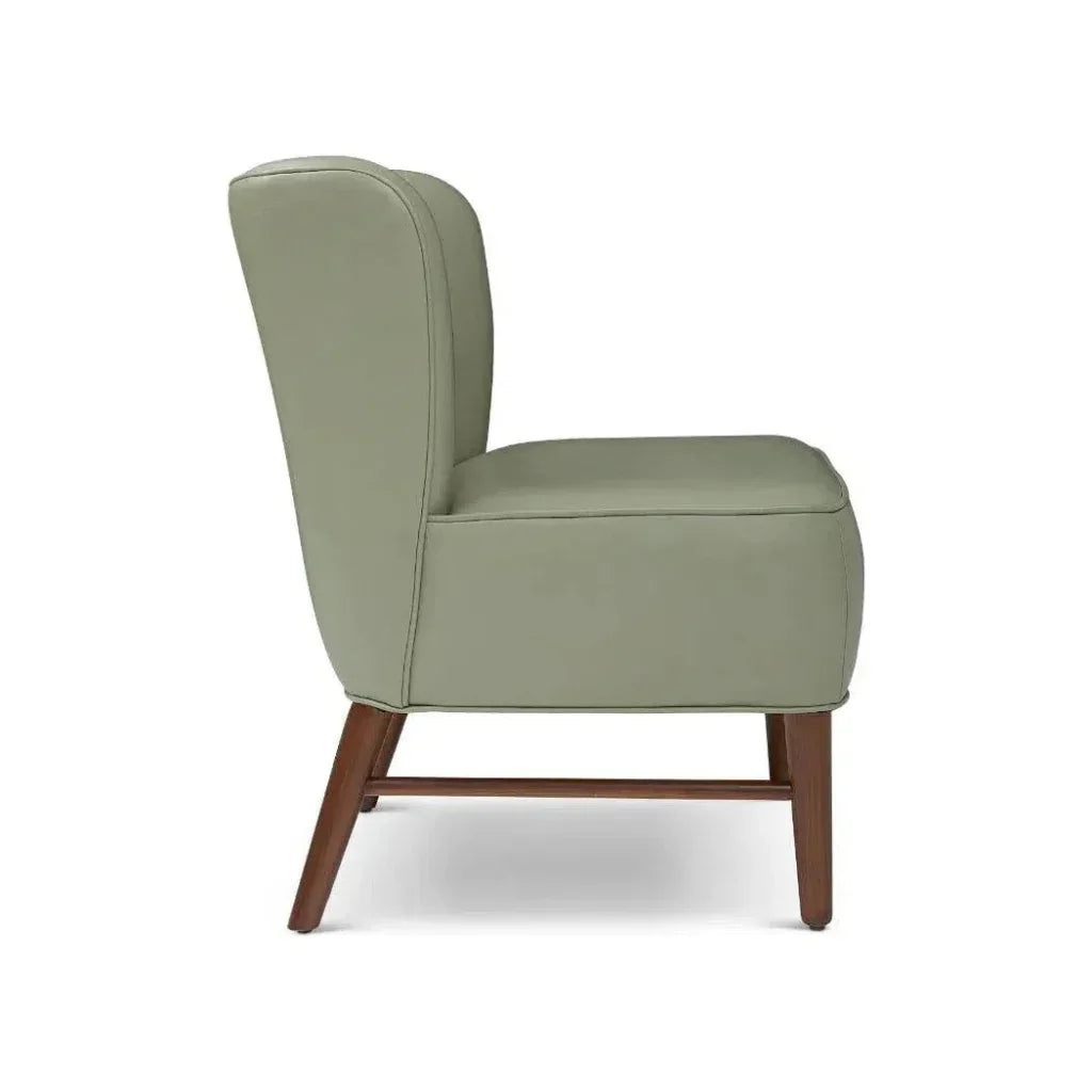 Bitsy Aniline Top Grain Leather Accent Chair - LOOMLAN - One For Victory - Accent Chairs
