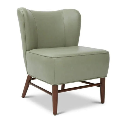 Bitsy Aniline Top Grain Leather Accent Chair - LOOMLAN - One For Victory - Accent Chairs