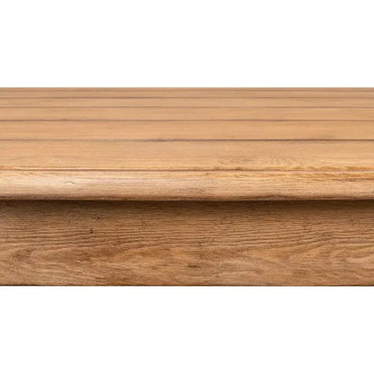 Bixby Rectangular Dining Table Seats 8 People-Dining Tables-Sarreid-LOOMLAN