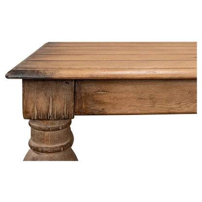 Bixby Rectangular Dining Table Seats 8 People-Dining Tables-Sarreid-LOOMLAN