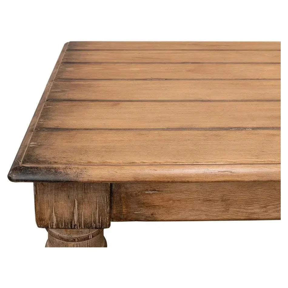 Bixby Rectangular Dining Table Seats 8 People-Dining Tables-Sarreid-LOOMLAN