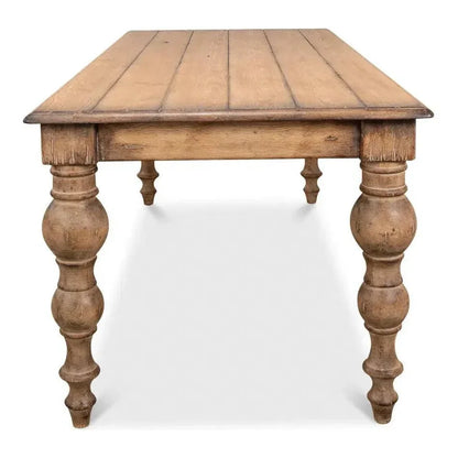 Bixby Rectangular Dining Table Seats 8 People-Dining Tables-Sarreid-LOOMLAN