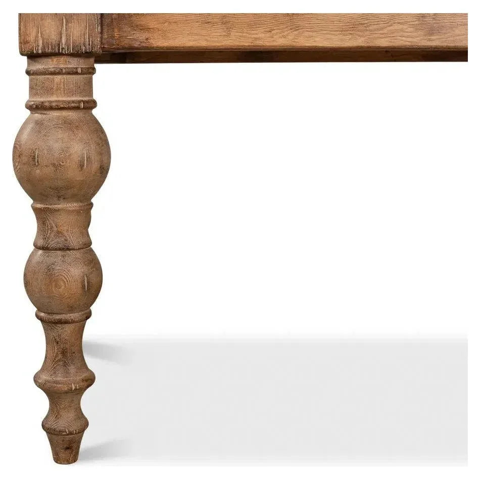 Bixby Rectangular Dining Table Seats 8 People-Dining Tables-Sarreid-LOOMLAN