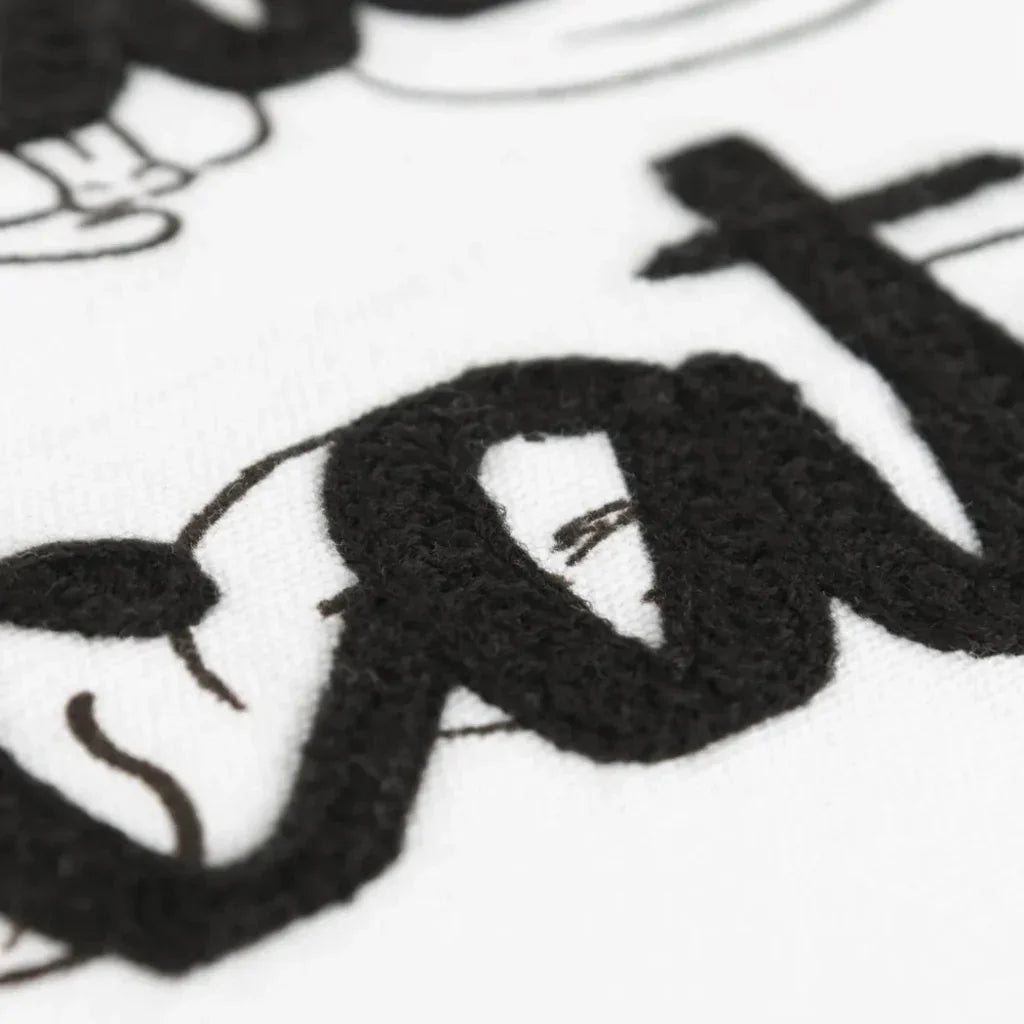 Black Fun Words Decorative Couch Pillows Down Insert - LOOMLAN - LOOMLAN - Throw Pillows