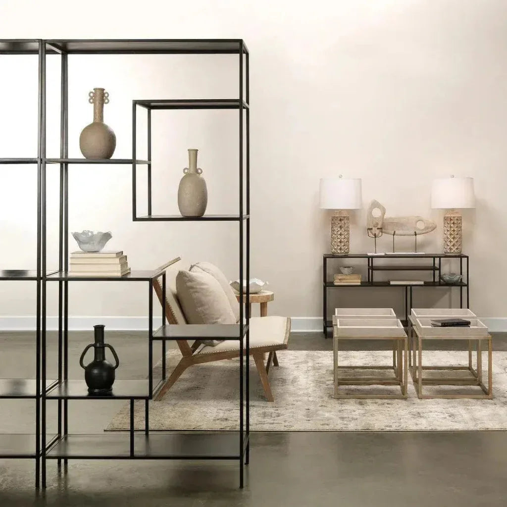 Black Iron Element Etagere - LOOMLAN - Jamie Young - Etageres