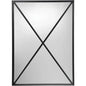 Black Iron Xander Grid Wall Mirror - LOOMLAN - Jamie Young - Wall Mirrors