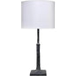 Black Polyresin Humble Table Lamp - LOOMLAN - Jamie Young - Table Lamps