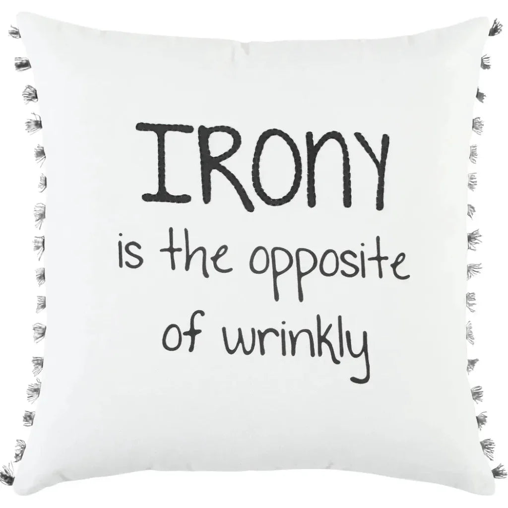 Black Saba Words Fun Decorative Throw Pillows Dawn Fill - LOOMLAN - LOOMLAN - Throw Pillows