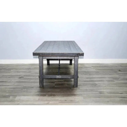 Black Sand Dining Table Black-Dining Tables-Sunny D-LOOMLAN