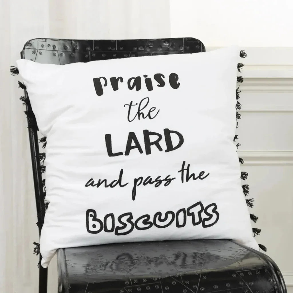 Black Sean Words Decorative Couch Pillows Down Insert - LOOMLAN - LOOMLAN - Throw Pillows